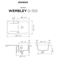 Pomivalno korito SCHOCK Wembley D-100 Millenial dive - ODPRODAJA EKSPONATA